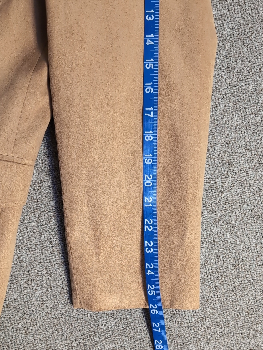 Circle S Dallas TX Embroidered Micro-Suede Sport Coat Size 44R in Western Tan - Picture 14 of 15